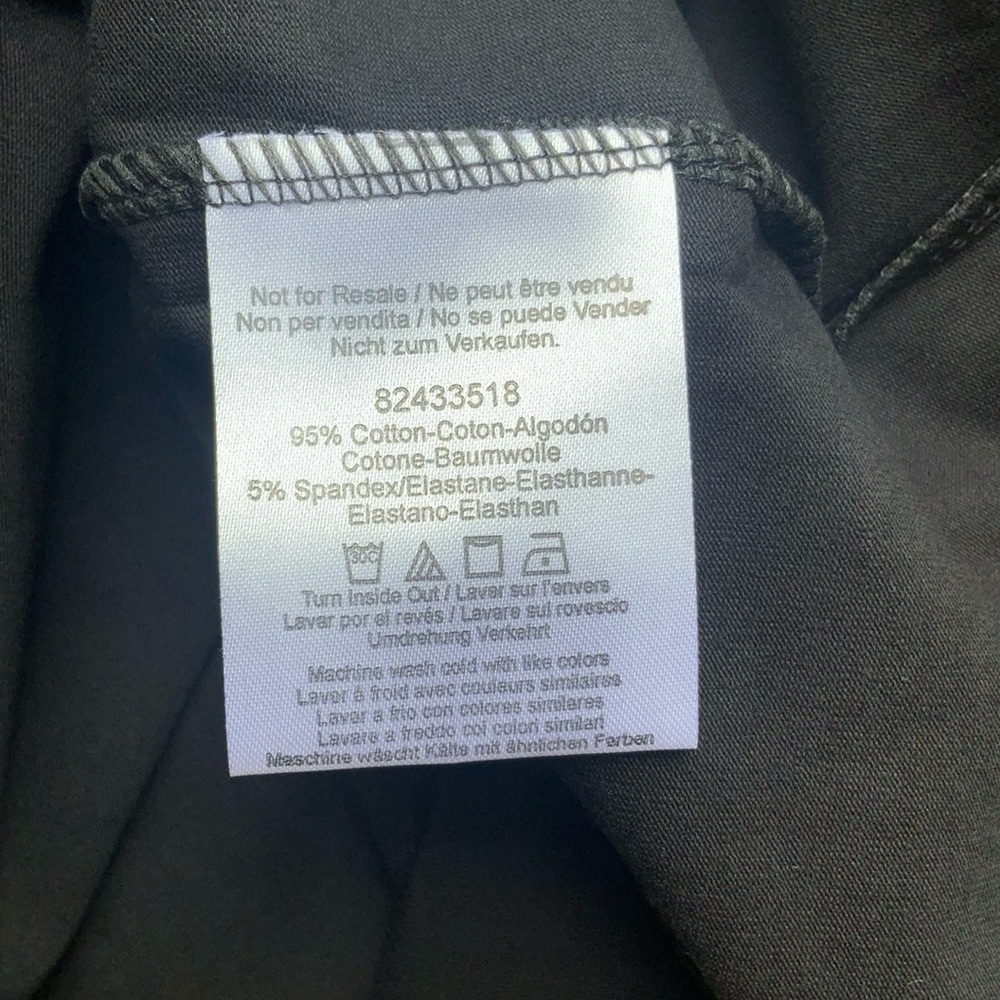 🏖️Gucci Premiere Promotional Large Cotton Long Sleeve Black T Shirt Unis… - Picture 3 of 7